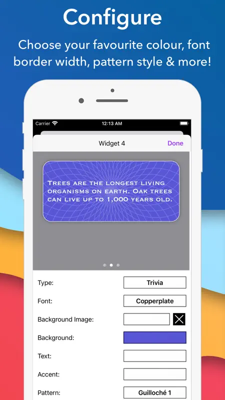 Widget Caddy: Custom Widgets screenshot 3 of 3