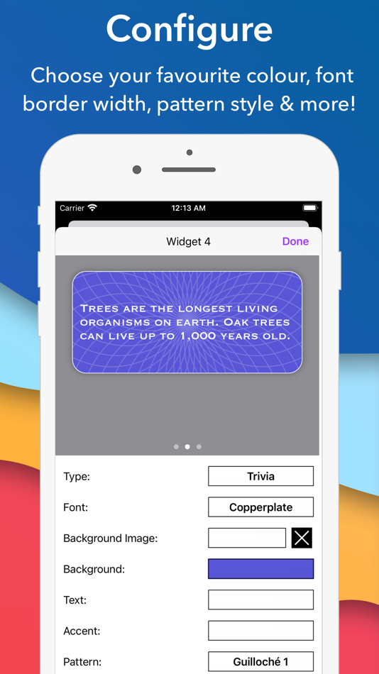 #3. Widget Caddy: Custom Widgets (iOS) โดย: Armchair Engineering