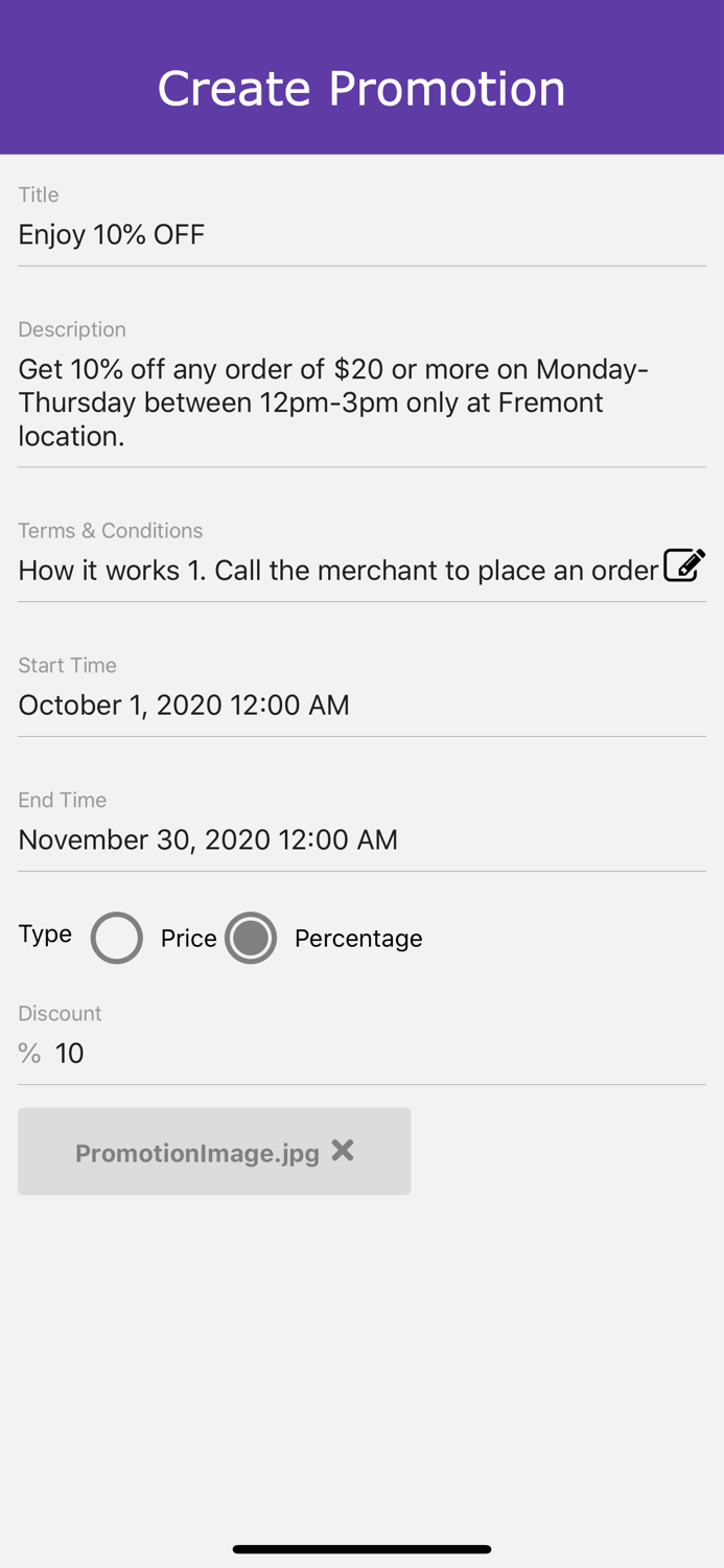 SpotEatery - Merchant