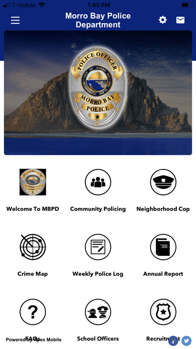 Morro Bay Police Department Screenshot