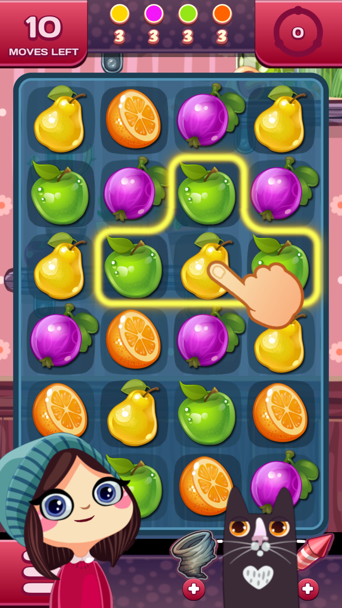 Agnes Fruits Match-3 Puzzle