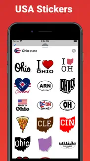 ohio emoji - usa stickers iphone screenshot 2