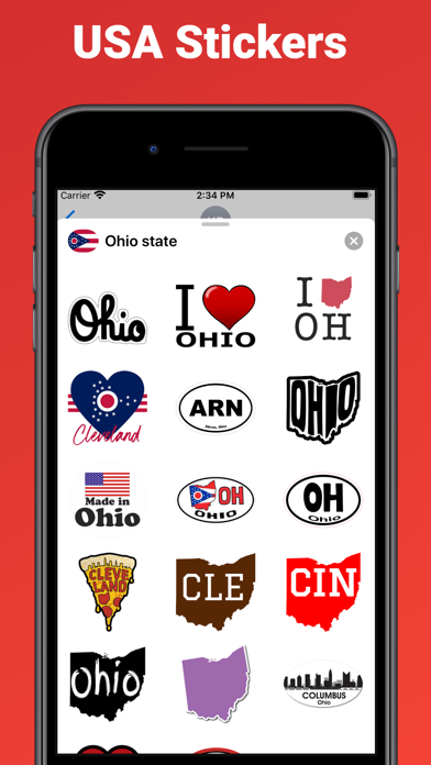 Ohio emoji - USA stickers Screenshot