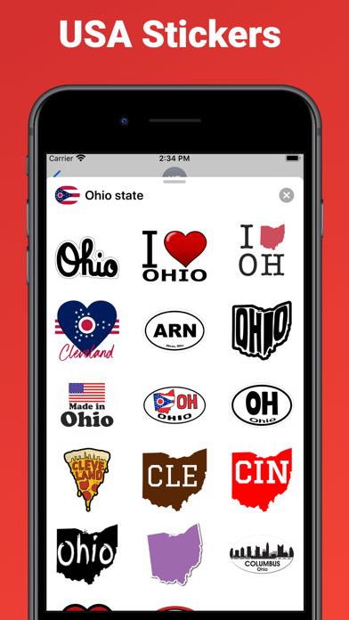 Screenshot #2 pour Ohio emoji - USA stickers