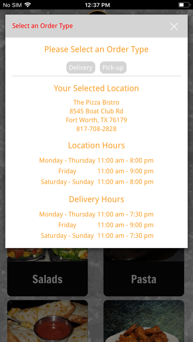 The Pizza Bistro TX screenshot 3