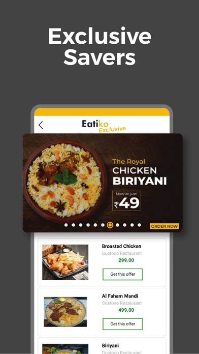 Eatiko Food Delivery App Screenshot