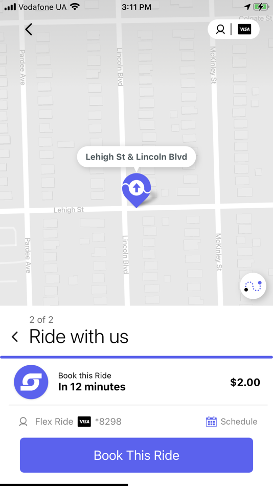 #3. Ride SMART Flex (iOS) Bởi: Via Transportation, Inc.