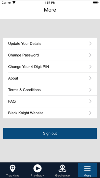 Black Knight Global Tracking Screenshot