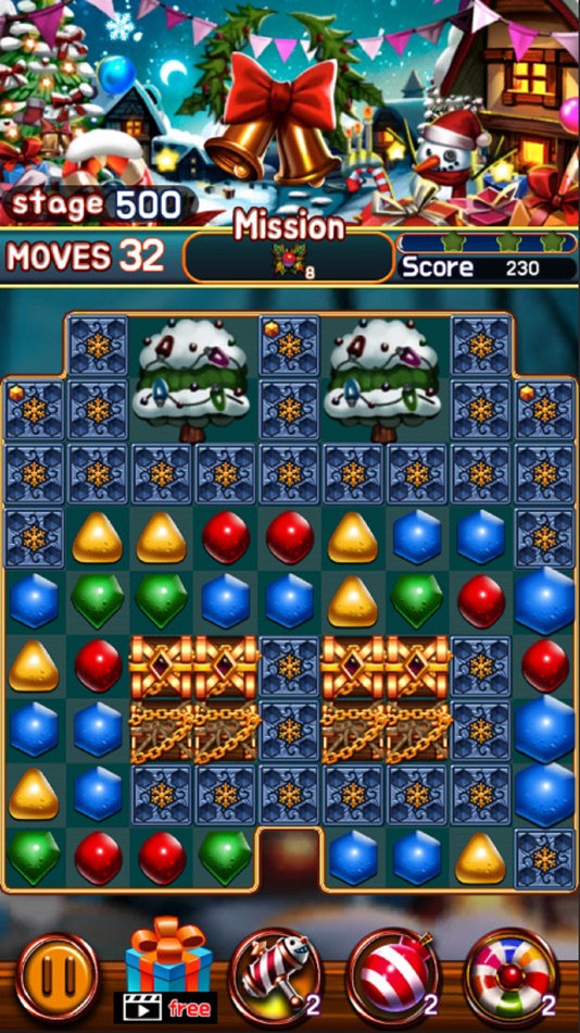 #7. Jewel Snow Puzzle (iOS) 由: V2R