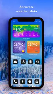 weather widget app iphone screenshot 4