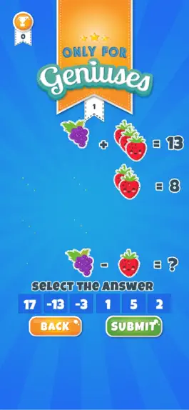 Game screenshot Only for Geniuses apk