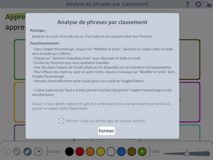 École  Analyse grammaticale 2