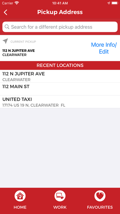United Taxi Clearwater Screenshot
