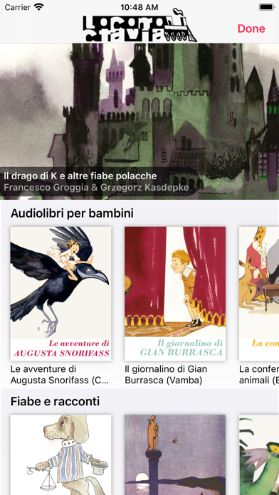 Locomoctavia Audiolibri Screenshot