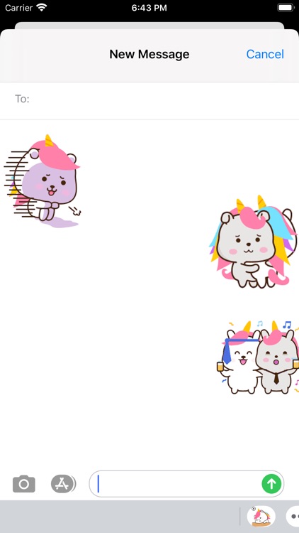 Animated Chubby Unicorn