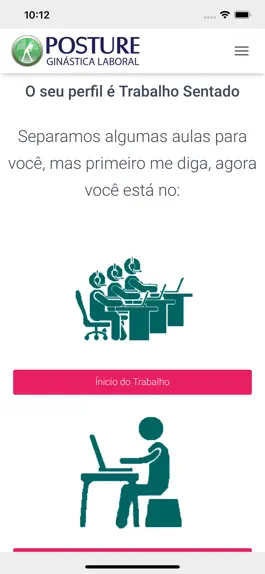 Game screenshot Posture Ginástica Laboral apk