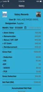 PaySlip_Virox screenshot #2 for iPhone