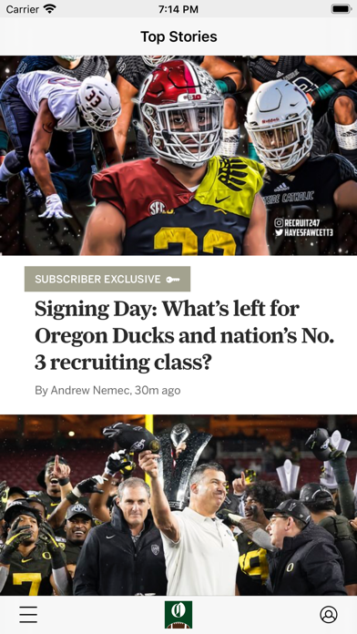 Ducks Football News Screenshot