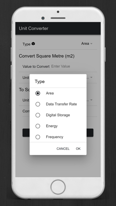 Currency & Unit Converter · Screenshot