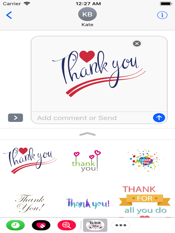 Screenshot #5 pour Thank You Stickers 2018