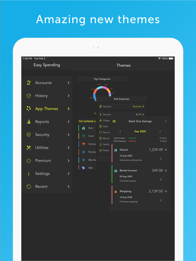 Easy Spending Budget. Screenshot