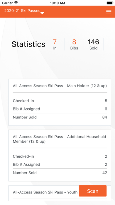 Tempo Tickets Registration Screenshot