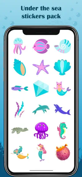 Game screenshot Under The Sea Stickers Pack apk