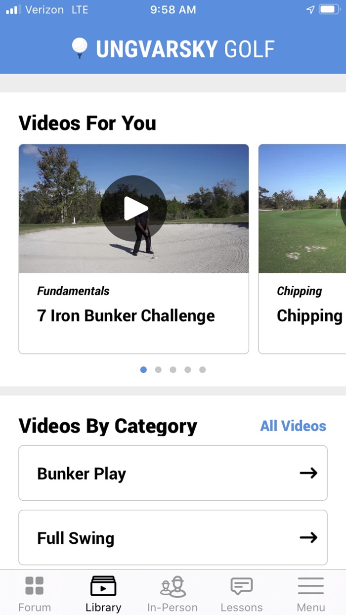 Aaron Ungvarsky Golf