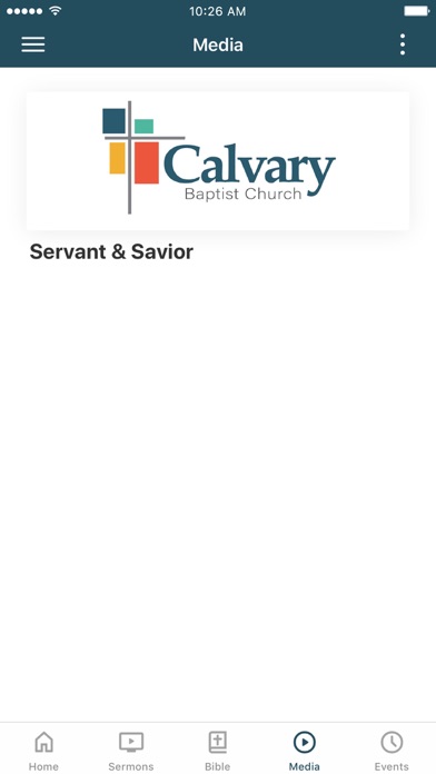 Calvary Baptist Church RMNC Screenshot