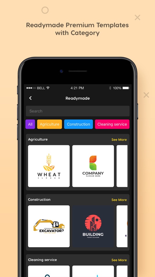 #2. Logo Maker - logo design (iOS) 由: Hiteshkumar Hihoriya