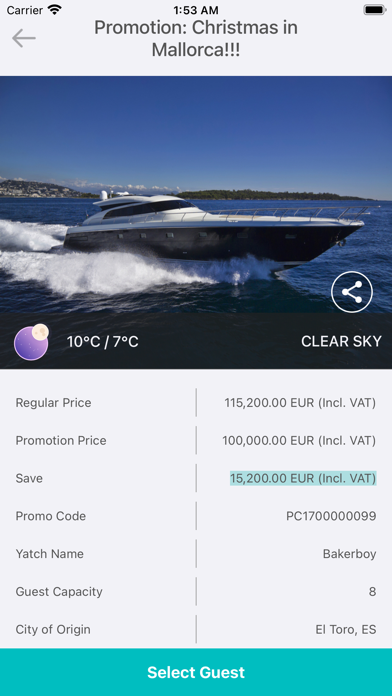 YachtZap Screenshot