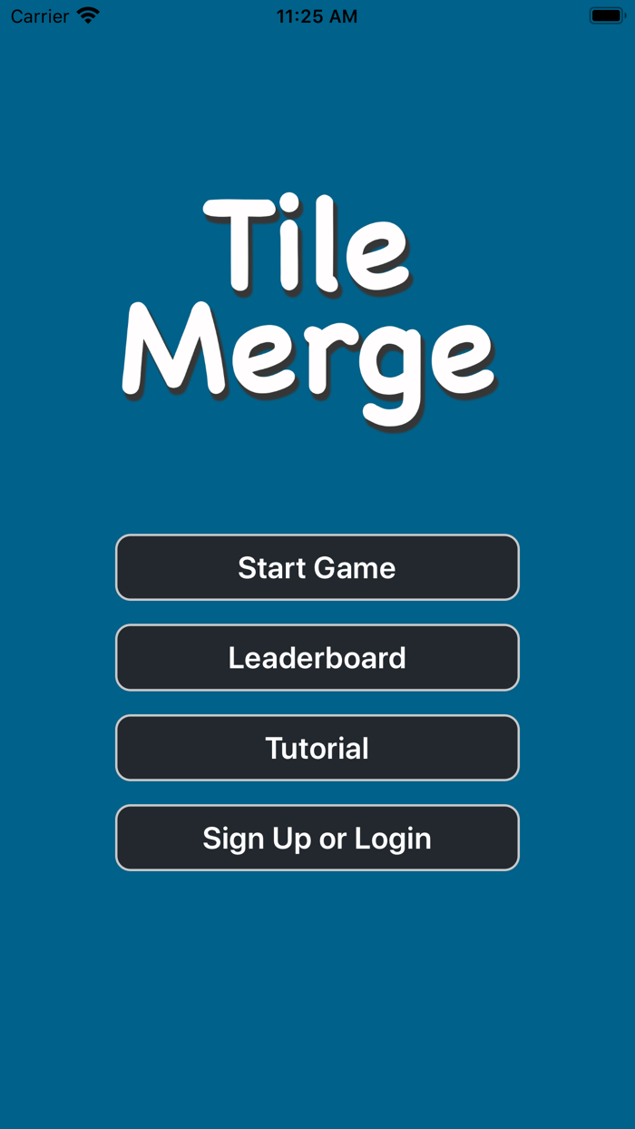 Tile Merge Puzzle Game