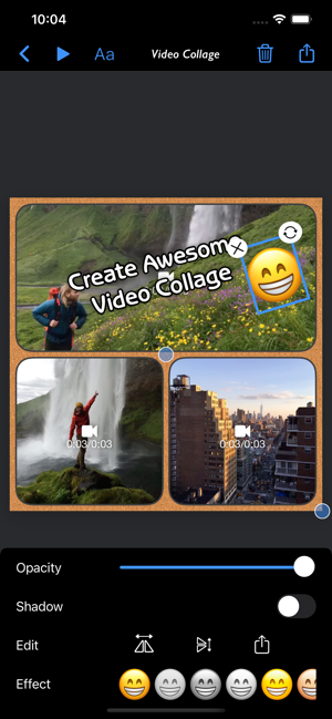 ‎Video Collage - Stitch Videos Screenshot