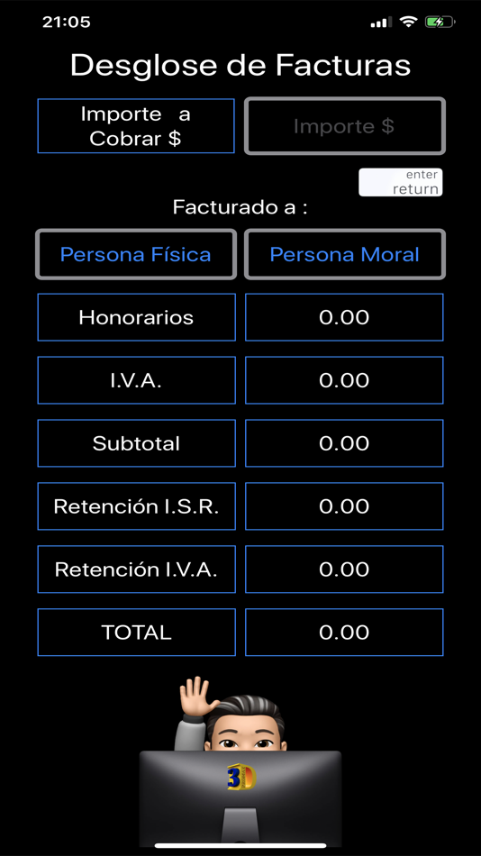 #1. DesgloFactu (iOS) By: HUGO RENE GARCIA