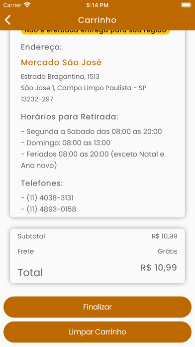 Mercado São José Screenshot