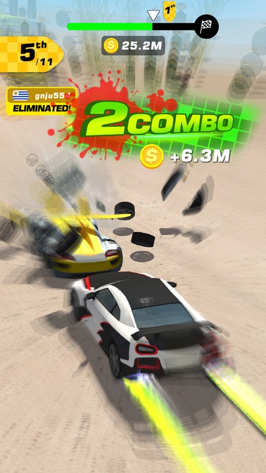 #2. Crash Race.io (iOS) 由: 文智 吴