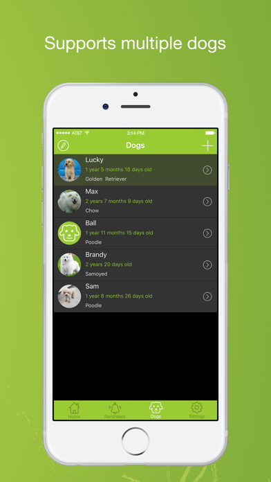 Screenshot #1 pour Dog Buddy - Activities & Log