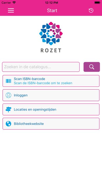 Rozet Bibliotheek Screenshot