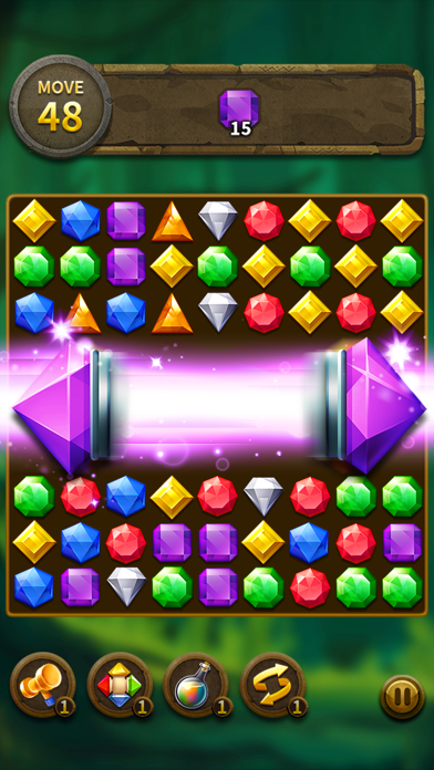 Jewel Match 3 Laser Quest Screenshot