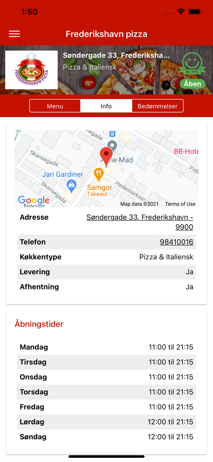 Frederikshavn pizza