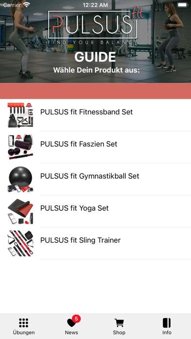 PULSUS fit – Fitness Guide Screenshot