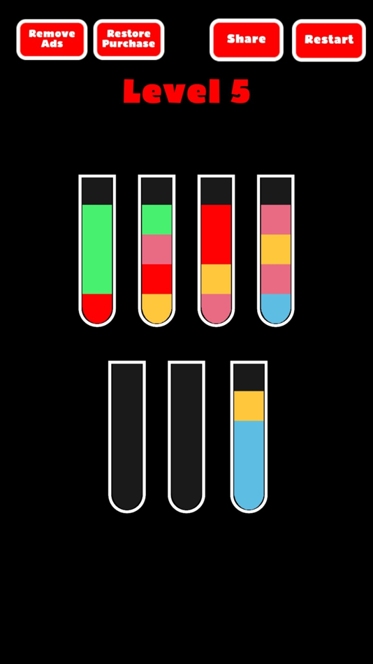 #2. Water Eject Liquid Sort Puzzle (iOS) By: SixBrain Tech
