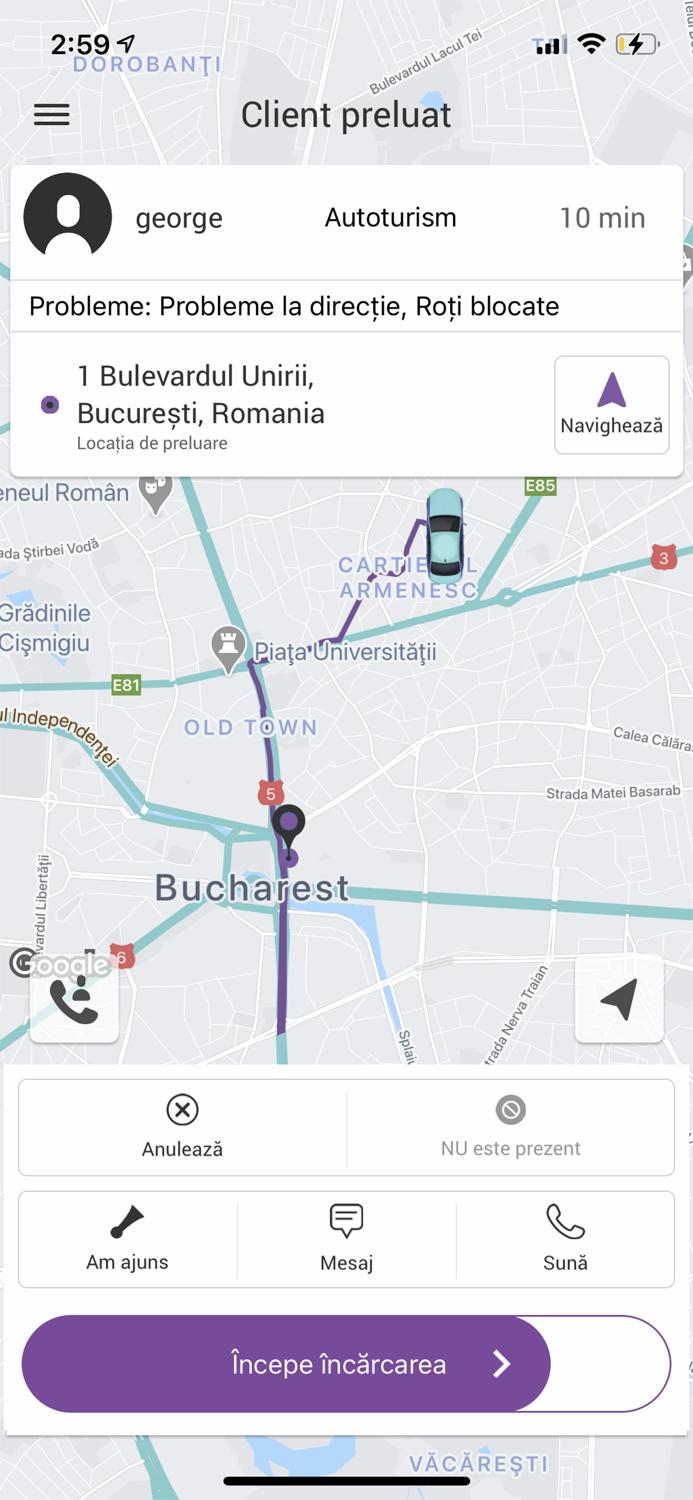 AutoLift Sofer - Tractare auto