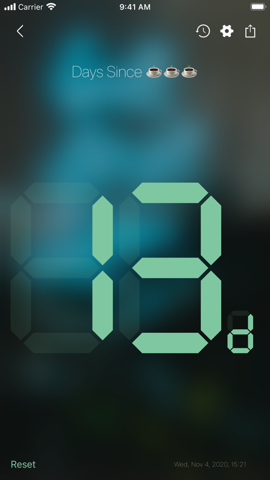 #2. Days - Keeping track of events (iOS) Podle: Ziga Dolar
