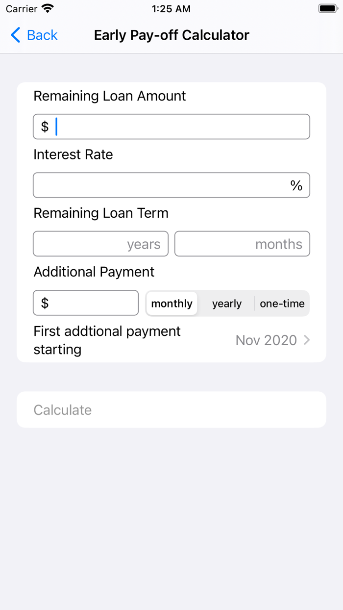 Mortgage Calculators App
