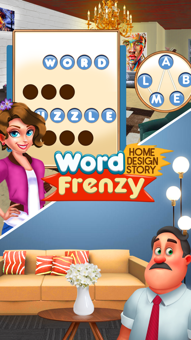Word Frenzy Home Design Storyのおすすめ画像1
