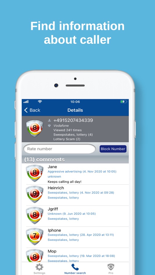 #3. tellows Caller ID & Blocker (iOS) 由: Netzberater