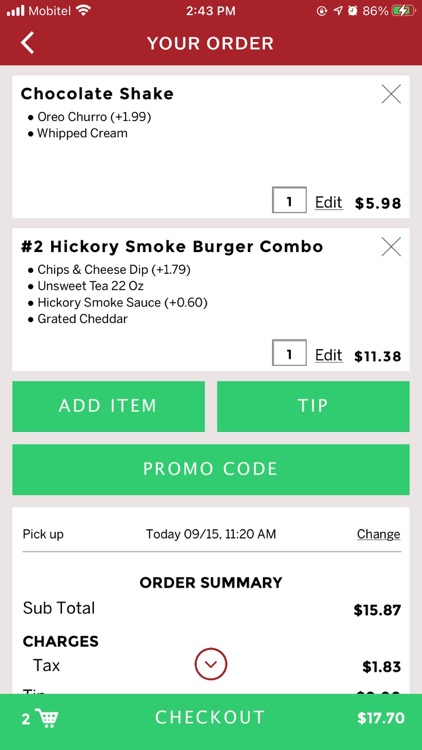 Minute Man Burgers screenshot-3