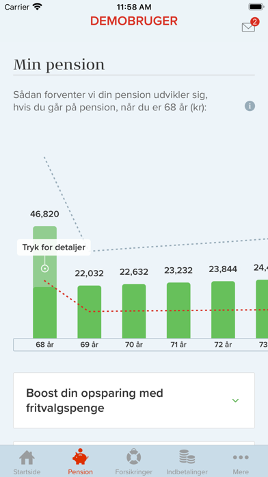 Industriens Pension Screenshot