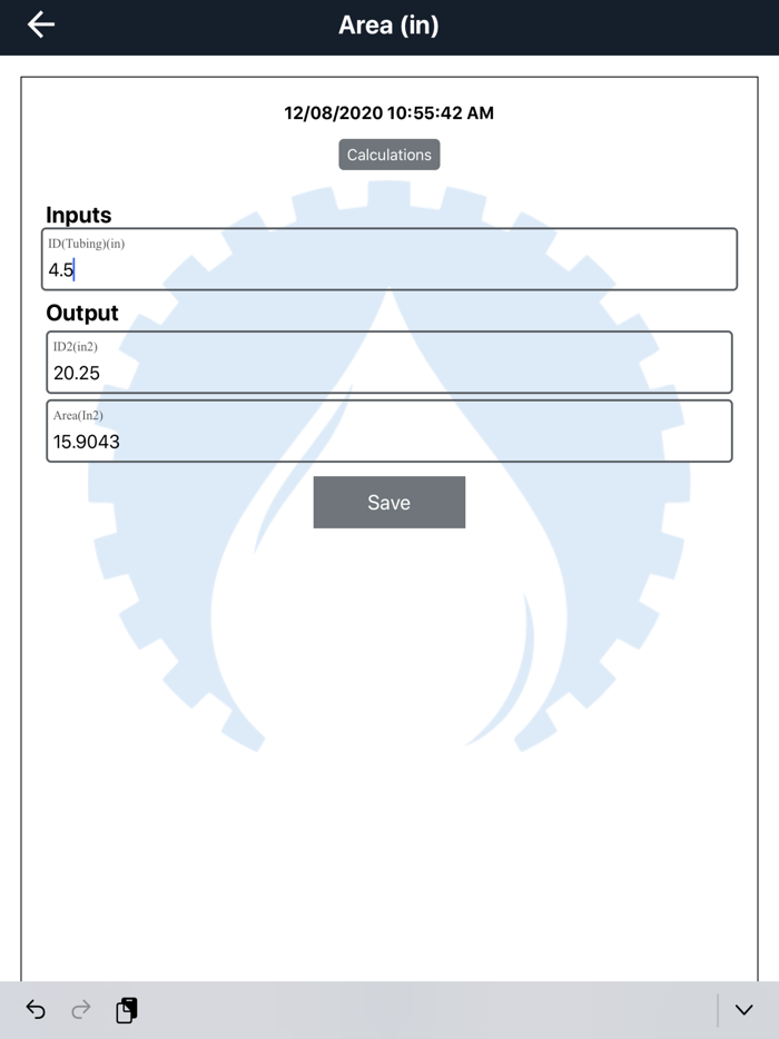 SMART Oil Field Calculation